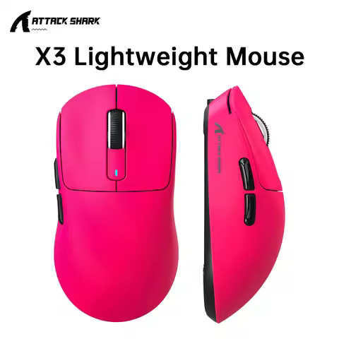 ATTACK SHARK X3 Lightweight Mouse Wireless Bluetooth Tri-Mode Connection,PAW3395,Macro Bluetooth Mou