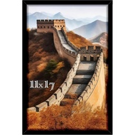 Picrit 11x17 Picture Frame, Photo Frame for Wall Mounting Display, Black 4L6V