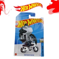 Hot Wheels 1966 Triumph Tiger 100 Black White Rally Motor 79