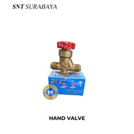 HAND VALVE DRILL VALVE HUB SIZE 3/8 - ORIGINAL HUB BRAND VALVE SIZE 3/8