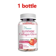 Natural Glutathione Collagen glow gummies - Strawberry Flavor Multi Vitamin Skin Whitening skin Repa