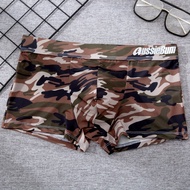 Aussie Bum Man Camouflage Boxers Trunks Boy Underwear Men Quality Milk Silk Boxer Briefs