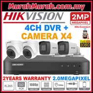 HIK HIKVISION 4-CHANNEL 2.0MP CCTV Full HD 2MP 1080P DVR+Camera 4CH Package SET P2P phone view suppo