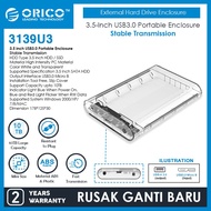 Orico 3139U3 Transparent Harddisk Enclosure 3.5" SATA To USB 3.0