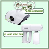 Nano Spray Gun K5 / Fogging Machine 1500w Wireless Nano Atomizer Portable Disinfection Sprayer Mite Sanitizer Removal