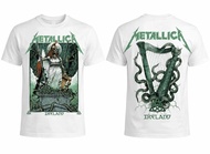 Bandai | Metallica M72 World Tour Dublin Ireland Graphics T-shirt 100%Cotton Mens Womens Popular Str