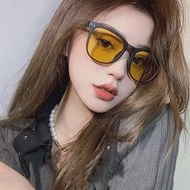 seoul show首爾秀 折疊輕量彈簧腿太陽眼鏡UV400墨鏡 B360琥珀咖