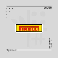 F1 Doff Laminated Tire Sticker | Pirelli Logo Sticker
