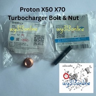 Proton X50 X70 Turbocharger Heatproof Stub Bolt 2048003600 and Copper Nut 1016060131