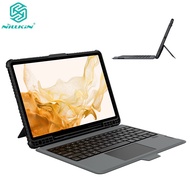 Samsung Tab S8+ Case Nillkin with Bluetooth Keyboard Touch Pad with Pencil Case for Samsung Galaxy Tab S7 FE / S8 Plus 5G