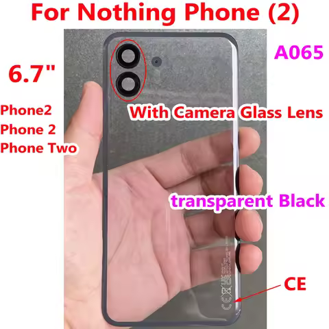 Best Glass Back Battery Cover Housing Door For Nothing Phone (2) Phone 2 A065 Rear Case Nothing2 + C