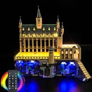 Remote Control Light Kit Compatible with Lego Harry Potter Hogwarts Castle: The Great Hall 76435 (No