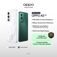 OPPO A5 5G 8(4+4GB)+128GB / 6000mAh Battery + 45W SUPERVOOC / MediaTek Dimensity 6300 / IP65 Water &