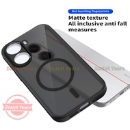 Casing for Xiaomi POCO X7 Pro 5G X7Pro Phone Case Matte Transparent Magnetic Shockproof Cover