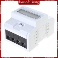 AOTO DIN Rail LCD Electricity Meter 3 Phases 4 Wire Energy Meter Intermediate Meter