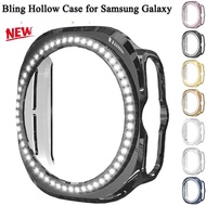 Smart Watch Hollow Case For Galaxy Watch 9 8 7 Ultra 2024 2025 2026 Bling Diamond Bumper Shell Cover