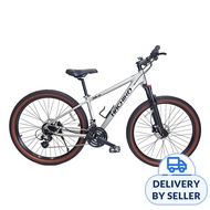 Hachiko Hydraulic Hybrid Bike - 27.5" Grey (Europe Export)