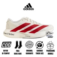 ADIDAS ADIZERO EVO SL BETTER SCARLET OFF WHITE RUNNING SHOES ORIGINAL AUTHENTIC