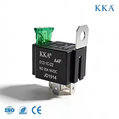[25pcs/Box]KKA-A4F 30A Automotive Fuse Relay 12V/24V 4pin/5pin for Car Motor Boat Auto Vehicle