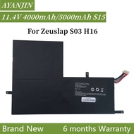 S15 For Zeuslap S03 H16 i7  Laptop Battery For Domeskin X7 Plus HaoGeely A