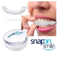 SNAP ON SMILE 1 SET ATAS BAWAH / GIGI PALSU SNAP ON SMILE SILIKON