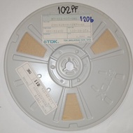 0.001UF 50V 102PF 1NF(แพ็ค1ม้วน4000ตัว)คาปาซิเตอร์TDK Japan SMD size:1206ขนาด1.8x3mm Cชิฟ C 1นาโน