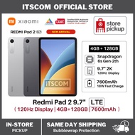 REDMI Pad 2 9.7 WiFi / 4G Tablet 4GB+128GB ROM 7600mAh massive power Snapdragon 6s 4G Gen 2 Mobile