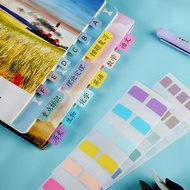 Morandi color sticky notes Student Classification Colorful Sticky Index Tabs Office Message Notes N 