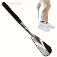 ANDIN Shoe Puller, Retractable Adjustable Shoe Assistant, Lazy Shoe Horn General Stainless Steel Hor