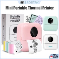 【SG-SPOETRY】Mini Portable Thermal Printer Photo Printer Wireless Android IOS Phone Picture Pocket Pr