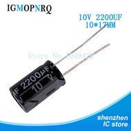 10PCS Higt quality 10V2200UF 10X17mm 2200UF 10V 10*17 Electrolytic capacitor