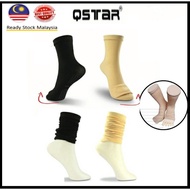 [1 pair] QSTAR Muslimah Wudhu Socks Cotton Anti-Slip Thick Stokin Mesra Wudhu