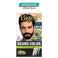 BIGEN MEN'S Beard Color B100 Real Black (Perfectly Covers Gray Beard Without Staining The Skin) 115g