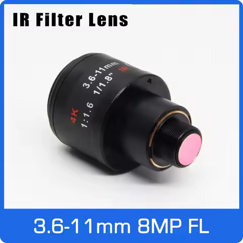 8Megapixel M12 Mount Varifocal 4K Lens For IMX179/317/377/477 Action/Sports Cameras 1/1.8 inch 3.6-1