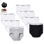 (Fruit of the Loom®) Boys Tag Free Cotton Briefs กางเกงในเด็กผู้ชาย ผ้าฝ้าย ทรงบรี๊ฟ ไม่สามารถเลือกส
