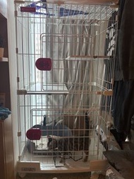 Petmate 三層貓籠二手