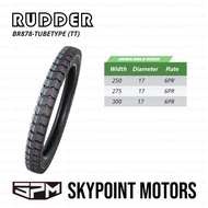 RUDDER TUBE-TYPE TIRE FOR TRICYCLE 2.50-17, 2.75-17, 3.00-17 (9313)