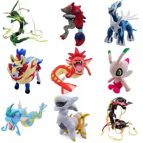 Pokemon Mega Evolution Zoroark Dialga Rayquaza Celebi Groudon Arceus Zacian Zamazenta Pikachu Squirt