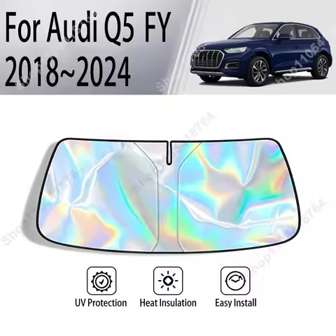 For Audi Q5 FY 2018-2024 Sunshade Cover Car Windshield SunShades Sun UV Protector Cover Car Front Wi