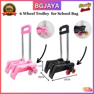 High Quality High Heel 6 Wheel Trolley For School Bag Staircase Bag Trolley Backpack (BGJAYA)