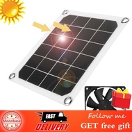 moonbase Solar Panel Exhaust Fan  Outdoor IP65 Portable for RVs Greenhouses Pet Houses Chicken House