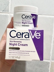 2件包順豐🔥 Cerave 適樂膚 Skin renewing night cream 夜間再生修護肌膚晚霜 48g