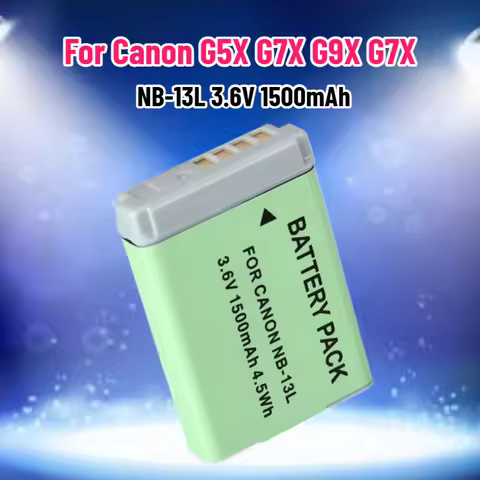 NB-13L 3.6V 1500mAh for Canon G5X G7X G9X G7X Mark II SX620 HS SX720 HS SX730 G9X Mark II SX740 Came