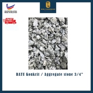 3/4" Batu Konkrit  , Concrete Stone  , Aggregate stone  (1KG)