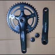 Crank Platinum 44T Disc/ with Free Cover Crank Basikal Crank Fixie