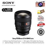 (Sony Malaysia ) Sony FE 85mm f/1.4 GM II Lens ( 1 Year Warranty )
