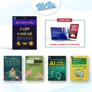 Book Combo: 3 layers and 9 indicators + Money sharing master + Scale Up journey + Salary sample + AI