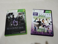 Xbox 360 Game~~1) Resident Evil & 2) KINECT運動大會
