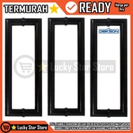 PULL HANDLE DEKKSON deluxe PH DL828 25X325X300 MATT BLACK HANDLE GLASS DOOR HANDLE ALUMINUM ALUMINUM