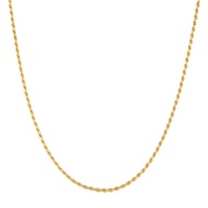 ANIAHAIE 女性麻花鍊925純銀項鍊 N058-04 + 購物袋